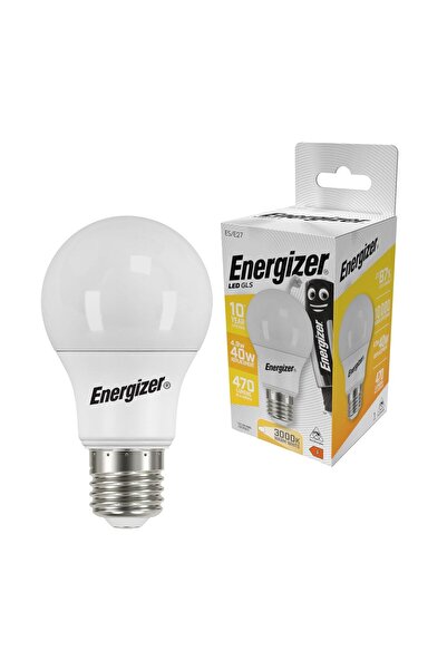 Energizer Set 5 becuri LED mini glob energizator, 4.9W, E27, 470 lumeni, 3000K, clasa energetică F