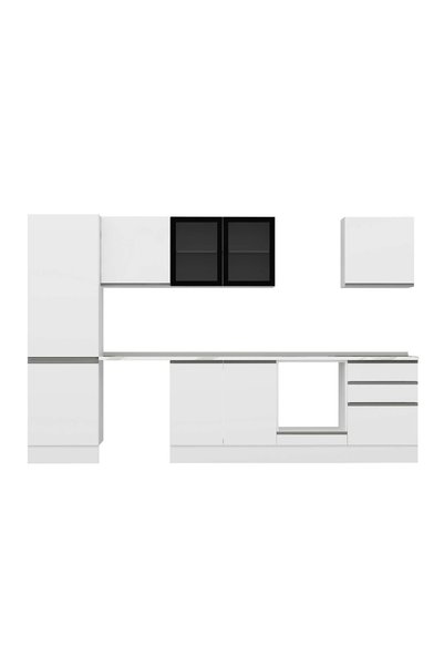 Alvinka 330X210 Cm High Gloss Mutfak Dolabı M-E90S60S60-3