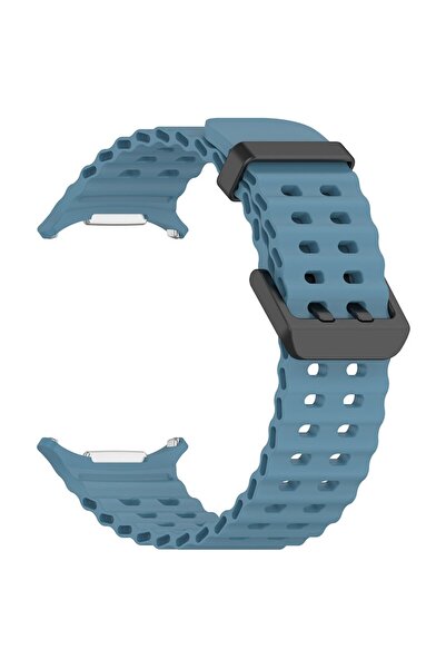 Danex Curea compatibilă pentru Samsung Galaxy Watch Ultra 47mm, C23, Silicon Flex, Albastru turcoaz