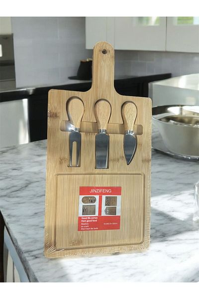 OEM Bamboo platter for presenting and serving cheeses