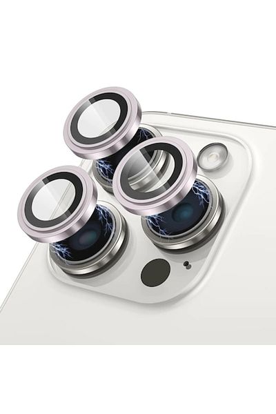 Lito Folie pentru iPhone 16/iPhone 16 Plus - S+ Camera Glass Protector, Pink Titanium