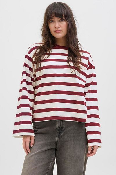 Jack & Jones Tricou cu dungi pentru damă - Lona