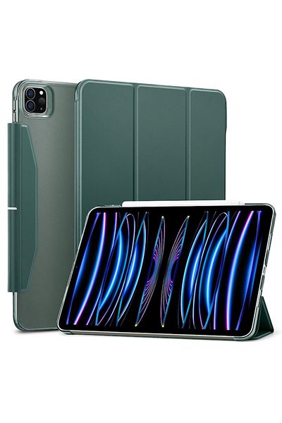 SOL Protective Case for iPad Pro 11 2020/2021/2022, Grip, M66, Leather, Forest Green