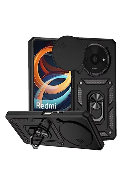 SOFAL Carcasă pentru Xiaomi Redmi A3, H27, Poliuretan, Negru