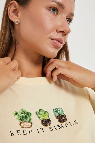 Arma Life ARMALIFE 4000 TRIUC DE DAMA CU GOLIER BIS CU Mărgele Cactus Brodate