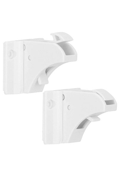 SERSIMO Set of 4 hidden magnetic fuses, drawer and door lock, 2 fixing systems included, white
