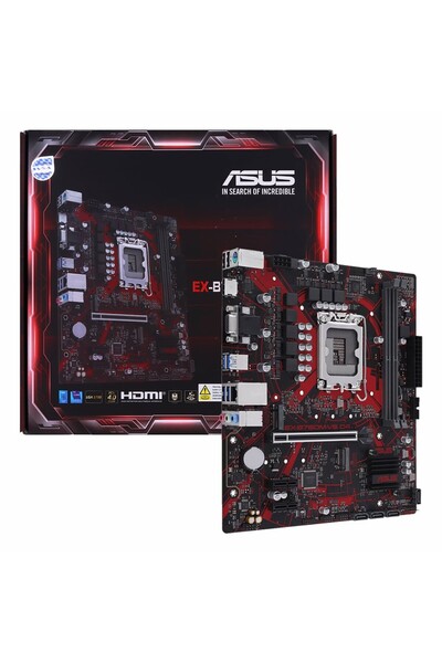 ASUS EX-B760M-V5 D4-CSM DDR4 (5333MHz)OC M.2 VGA/HDMI PCIe 4.0 1700P mATX Ana...