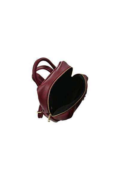 Generic Women's genuine leather backpack BG18830, Vino