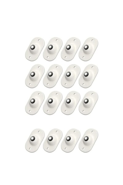 Dali Set 16 glisoare cu bila de rulment, autocolante, din plastic, pentru mutat piese mici de mobilier, r
