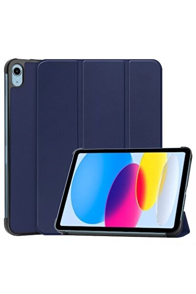 Bibilel Προστατευτική θήκη συμβατή με iPad 10 (2022) 10.9 - FoldPro T431, Μπλε
