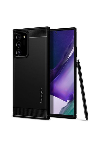OEM Husă de protecție pentru Samsung Galaxy Note 20 Ultra/Note 20 Ultra 5G, protecție elegantă, întuneric intens