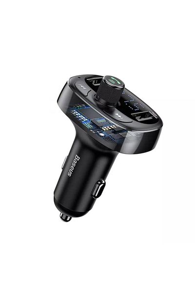 Baseus Încărcător auto cu modulator FM, 2x USB, card TF, MP3 - Baseus, U35