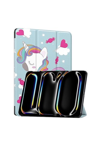 Rao Husa compatibila cu iPad Pro 13 2024, FoldPro, M32, Fibra Nano, Unicorn