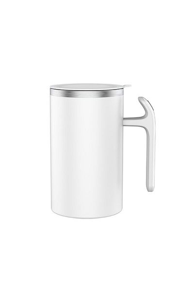 Floppy Portable mug with built-in mixer, battery-powered, 380 ml, white
