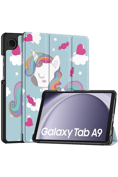 SOL Protective Case for Samsung Galaxy Tab A9, Nanotextile, Unicorn