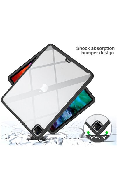 SOL Protective Case for iPad Pro 12.9 (2018/2020/2021/2022) + Screen Protector, Grip, B48, Lexgard,
