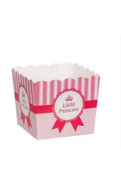 OEM Cutii de carton pentru petrecere Mică Prințesă 8x7x7cm - 6 buc