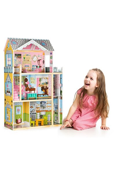 İSP Ξύλινο κουκλόσπιτο, 119 τεμάχια "ISP LikeSmart BEL AIR"