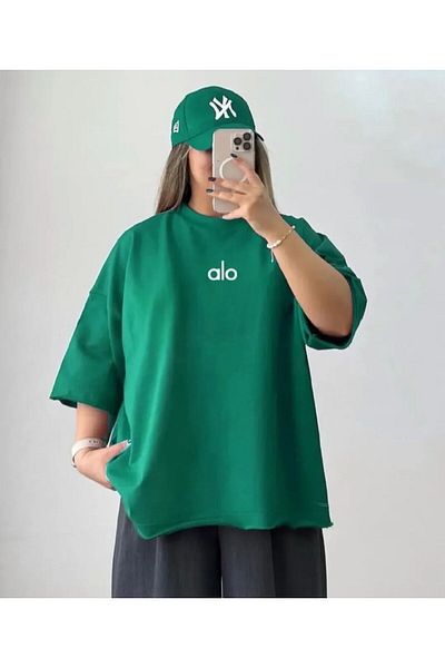 JANSO GROUP - Women's Cotton Printed Tshirt Oversize