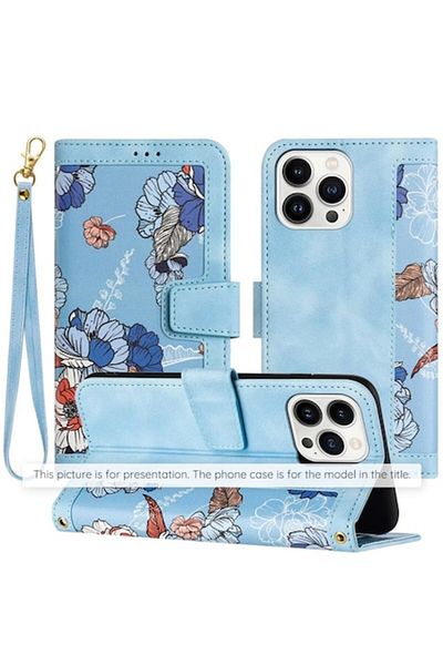 Madviun Samsung Galaxy S23 Case, FlipCraft, M49, Leather, Vibrant Blue
