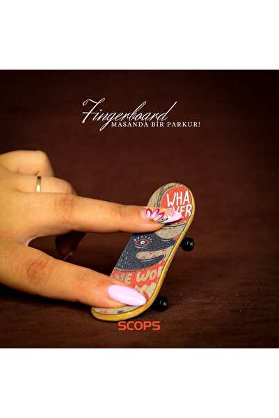 Esginler Design Ahşap Çocuk Fingerboard – “Whatever” Tasarımlı Mini Kaykay | ...