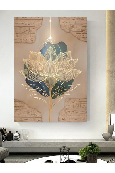 ESLEM ALTIN LOTUSUN UYANIŞI KANVAS TABLO