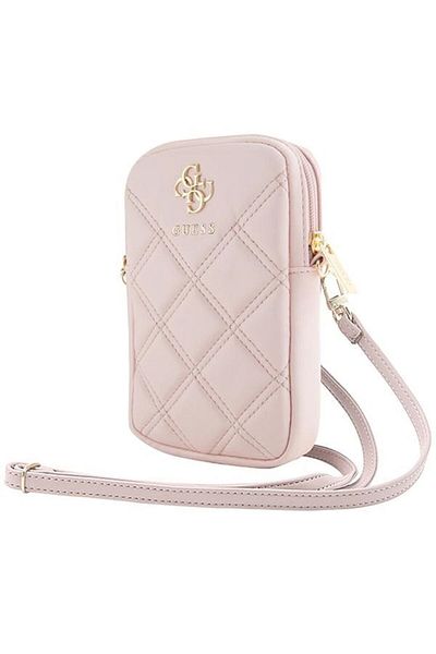 SOL Gentuta Dama cu Fermoar pentru Telefon, B37, Piele ecologica, Pink