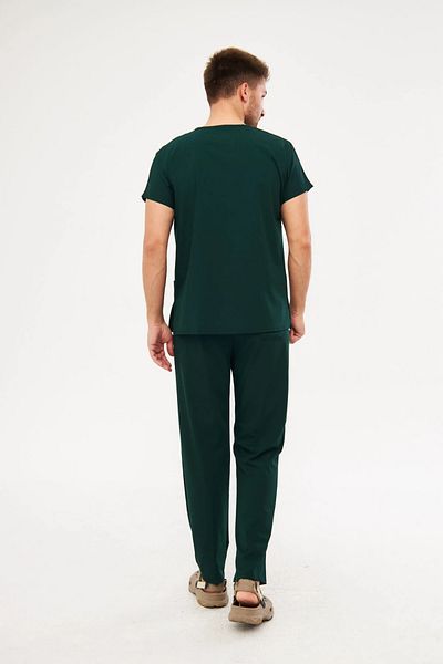 Class Üniforma Uniforme pentru asistentă și medic pentru bărbați din Lycra verde vânător