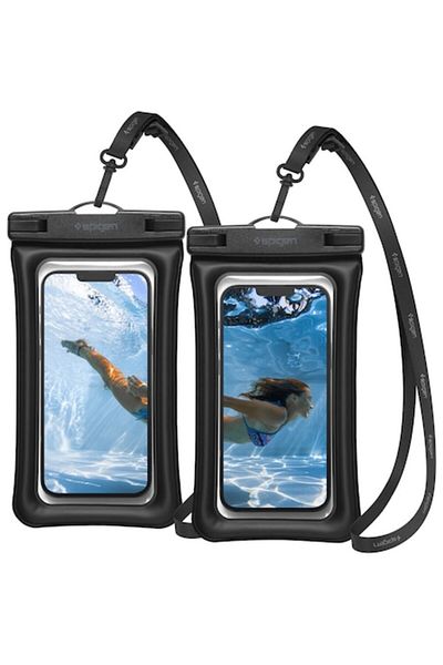 OEM Set de huse universale pentru telefon (2), husă impermeabilă A610, poliuretan, negru