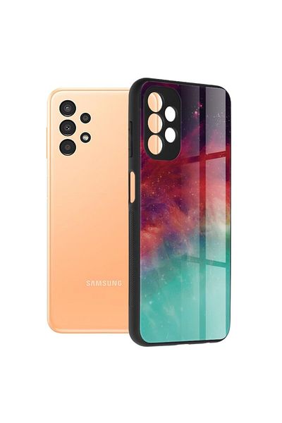 SOL Husa Cu Grad Ridicat de Protectie pentru Samsung Galaxy A13 4G, Safe, F54, Hard Plastic, Fiery O