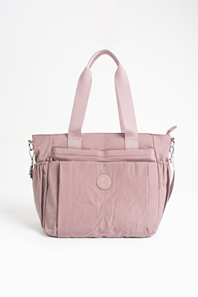 Sanmorris Women's Large Size 4 Compartment Water Resistant Parachute Fabric Crossbody and Shoulder Strap Bag