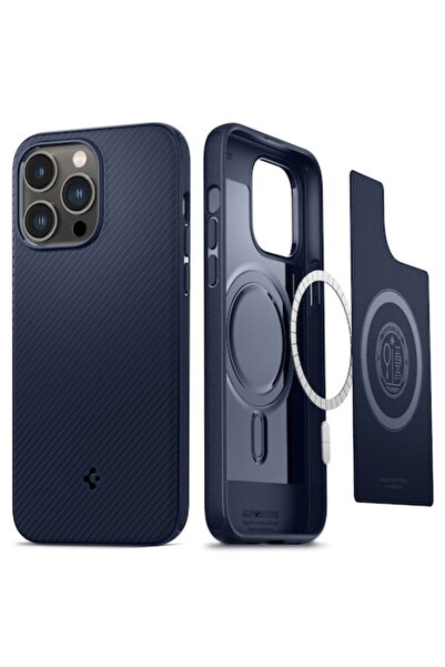 OEM Husa pentru iPhone 14 Pro Max, Mag Armor, Poliuretan, Navy Blue