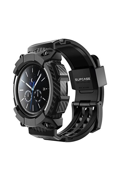SOL High Protection Case for Google Pixel Watch 3 45mm + Strap, SOL, U72, Hard Plastic, Intense Dark