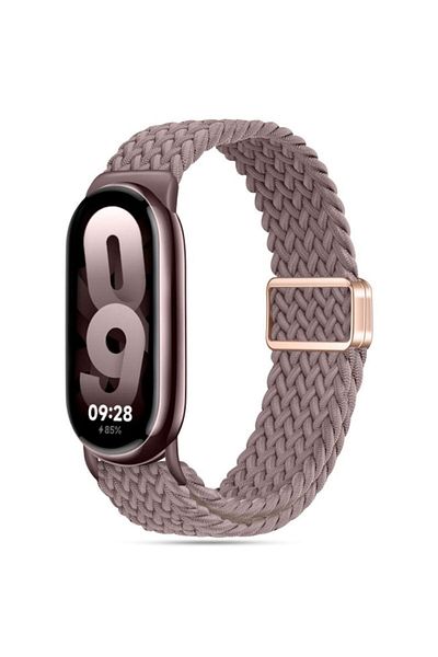 SOL Watch Strap for Xiaomi Mi Band 8/8 NFC/9/9 NFC, Protect, H66, Textile, Lilac Mist