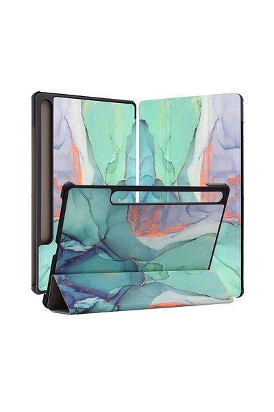 SOL Protective Case for Samsung Galaxy Tab S9/S9 FE, Protect, F50, Nanotextile, Lucky Green