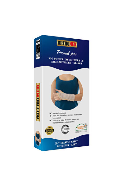 ORTHOMED Orteza incheietura cu atela si velcro - Stanga L,