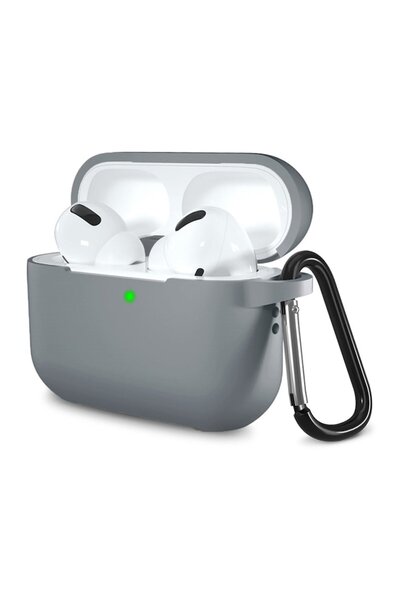 SOL High Protection Case for AirPods Pro 1/2, SOL, O45, Silicone, Titanium Grey