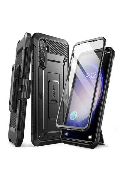 SOL Protective Case for Samsung Galaxy S23 FE, Protect, B45, Hard Plastic, Intense Dark