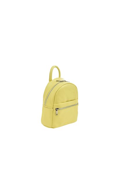 Generic Women's genuine leather backpack BG18818, Limone