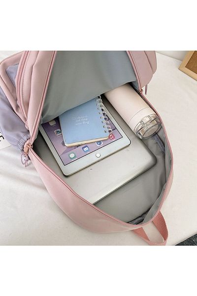 Mercaton Backpack for Kids, Waterproof, Breathable Material, Multiple Pockets, 2035 L, 30 x 11 x 42 cm, Pi