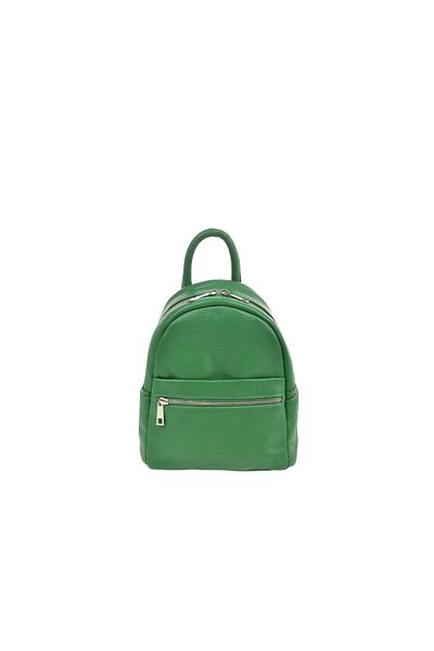 Generic Women's backpack made of genuine leather BG18817, Green
