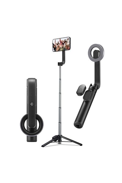 SOL Selfie Stick Compatible with MagSafe, Tech, 67cm, J72, Alloy, Intense Dark