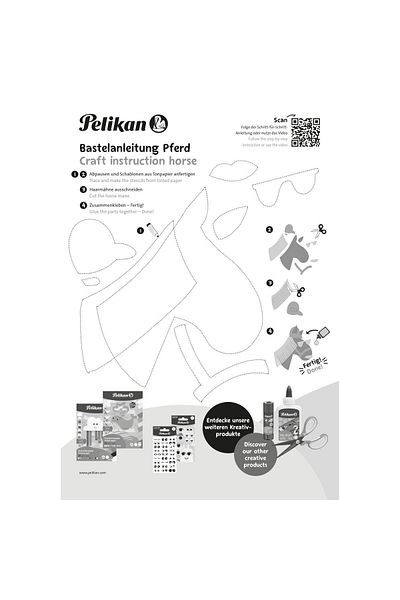Pelikan Carton colorat, culori asortate, dimensiuni 23x33 cm, 270g/mp, 10 coli, pentru decupat
