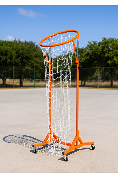 CEYSPORT Yükseklik Ayarlı Tekerlekli Voleybol Pas Çemberi | Nokta Hedef Pas Antrenman Aparatı