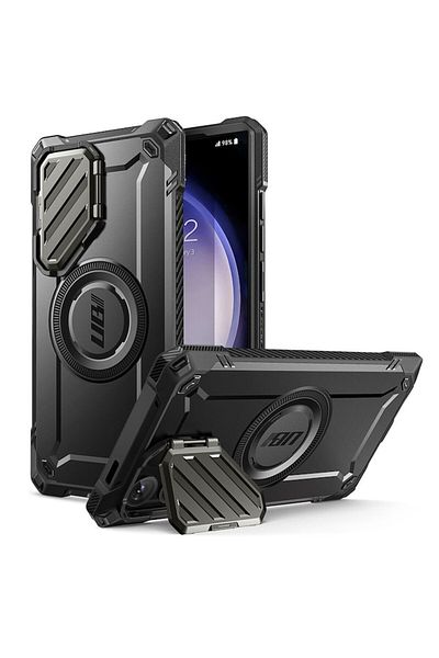 SOL Protective Case for Samsung Galaxy S24 Ultra, Urban Sol, B38, Hard Plastic, Intense Dark