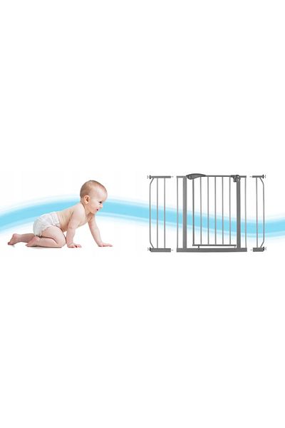 İSP Poarta de Siguranta Extensibila "ISP Baby Safety Guard 7408", Deschidere pe doua fete, Blocare pe un