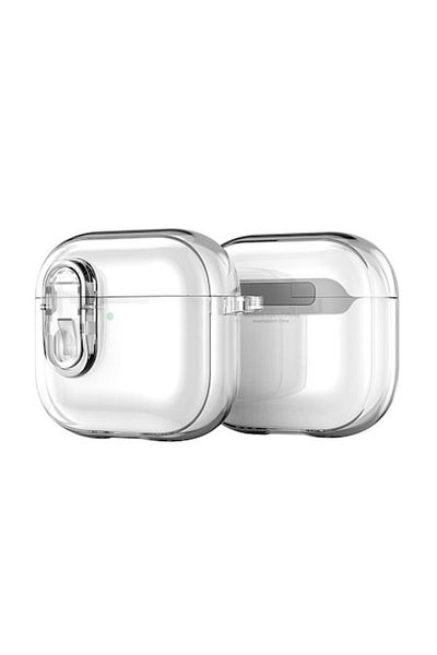 SOL High Protection Case for Apple AirPods 4, SOL, T19, Alloy, Crystal Clear