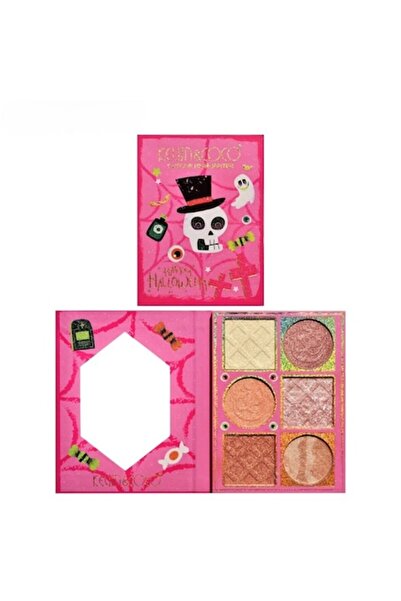 Danex Highlighter Palette, 6 Shades, Nude-Rose, Warm Tones