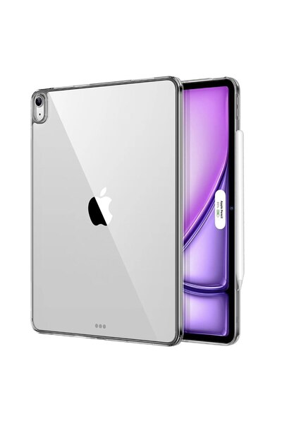 SOL Husă de protecție pentru iPad Air 13 2024, G73, acrilică, neagră transparentă