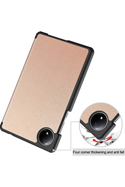 SOL Protective Case for Xiaomi Redmi Pad SE 8.7, M75, Nanotextile, Golden Rose